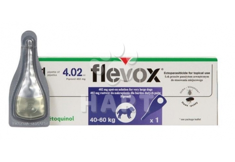 Flevox pro psy Spot on Dog XL 402mg sol 1 x 0,5 ml(propsy 40-60kg)
