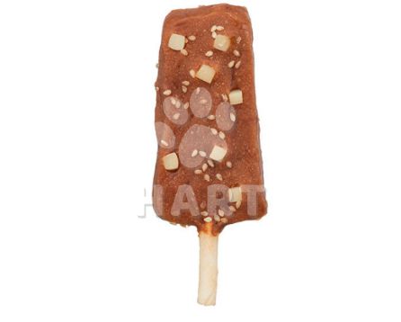 Žvýkací kachní nanuk se sýrem a sezamem na buvolí tyčince, Denta Fun Duck Pop, 12 cm/ 45g