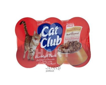 Cat Club Mix Chunks in Jelly - kousky v ŽELÉ    400g