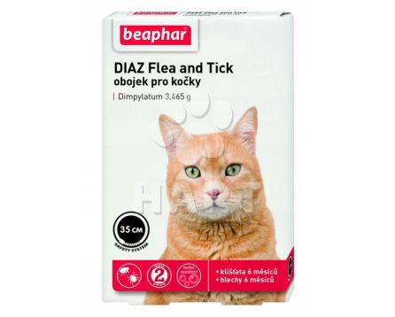 Beaphar Diaz antiparazitní obojek pro kočky  35cm