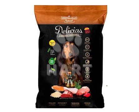 Delicias Adult - měkké polovlhké krmivo pro dospělé psy 9kg