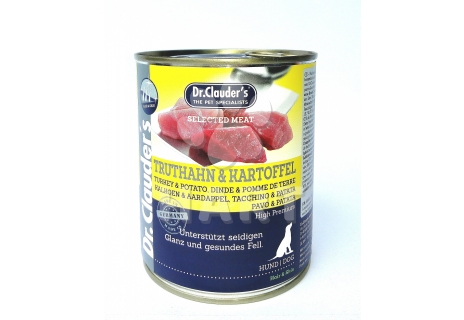 Konzerva Dr.Clauder's Truthahn+Kartof.(krocan)   820g