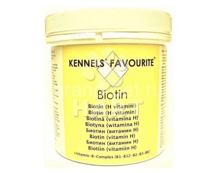 KENNELS FAVOURITE  BIOTIN (vitamín H)    90tbl