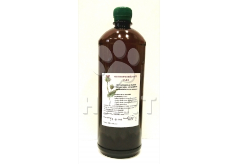 Ostropestřcový olej - 100%přírodní, panenský, za studena lisovaný  1000ml (1l)