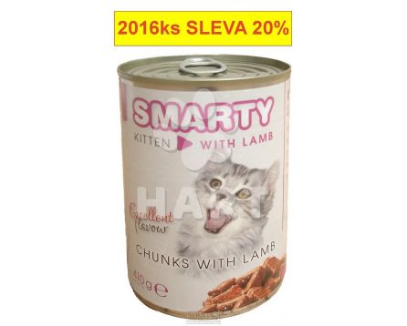 SMARTY chunks JUNIOR CAT lam(s jehnětem)  410g