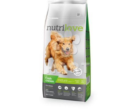 Nutrilove MATURE 7+  pro starší psy  12kg