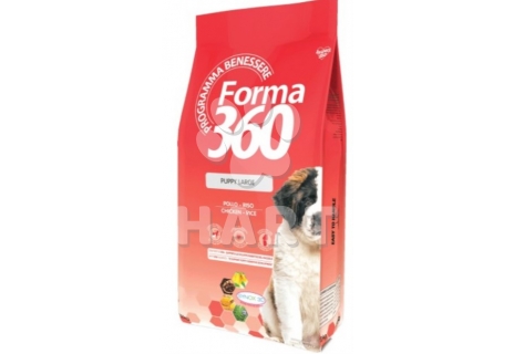 FORMA 360  puppy large kuře , 12kg + dárek(tekuté mýdlo VICTORIA s aloe vera, antibakteriální)