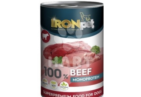 IRONpet BEEF 100% Monoprotein Hovězí 400g
