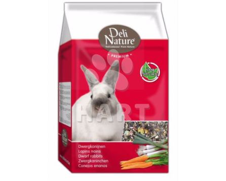 Deli Nature Premium DWARF RABBITS 3kg-Zakrslý králík