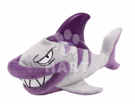 Plyšová hračka s termoplastickou gumou - Žralok 31x17cm