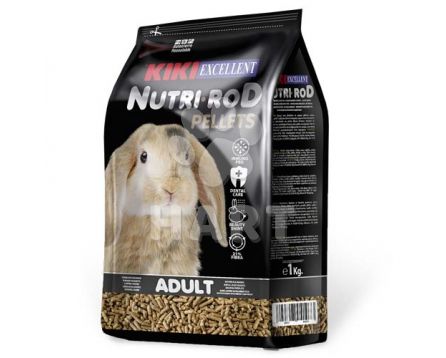 KIKI EXCELLENT NUTRI-ROD PELLETS 1kg pelety pro králíky