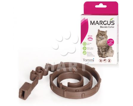 MARGUS Biocide Collar Cat, antiparazitní obojek pro kočky  42cm