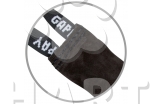 Pešek kožený,  šitý s 1potkem, Gappay, vel.5x25cm      1ks