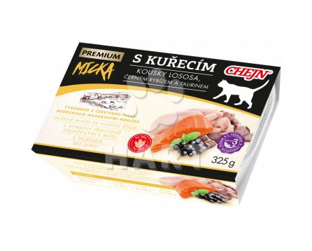 Chejn Micka vanička pro kočky kuřecí  (95% masa)    325 g