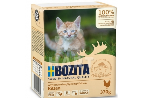 Bozita Cat Kitten(pro koťata) kousky v omáčce s kuřecím, tetrapack 370 g