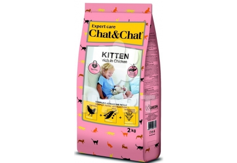 Chat & Chat Expert Kitten Chicken (pro koťata) 1kg vážené