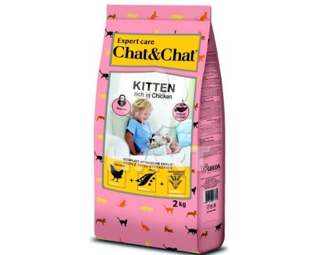 Chat & Chat Expert Kitten Chicken (pro koťata) 1kg vážené