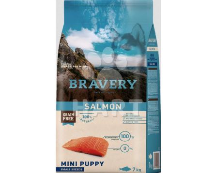 Bravery Dog  MINI PUPPY Salmon (losos)   1kg