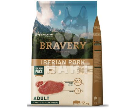 Bravery Dog   ADULT LARGE/MEDIUM Iberian pork (iberské prase)   1kg