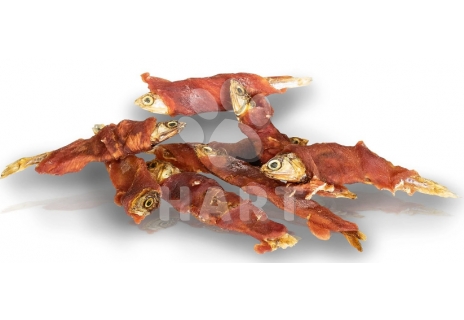 Mořské sluneční rybičky obalené kachním masíčkem KIDDOG  bal.250 g