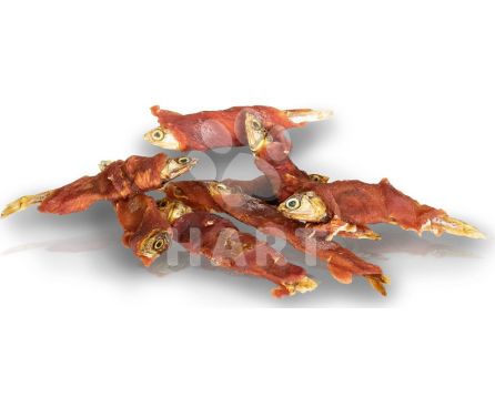 Mořské sluneční rybičky obalené kachním masíčkem KIDDOG  bal.250 g