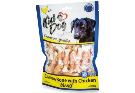 Kalciové kostičky s kuřecím masem-Snack Chicken&White Calcium Bone 250g
