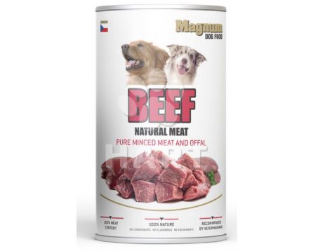 MAGNUM Natural BEEF Meat dog konzerva 1200g
