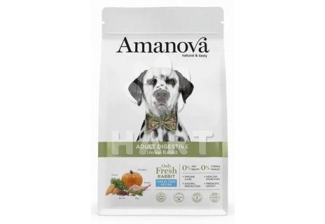 Amanova Dog Adult Digestive Rabbit & Pumpkin GF 10 kg