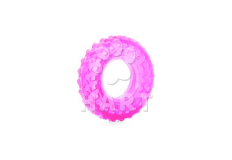 TPR – růžová pneumatika odolná z termoplastické pryže pr. 10 cm