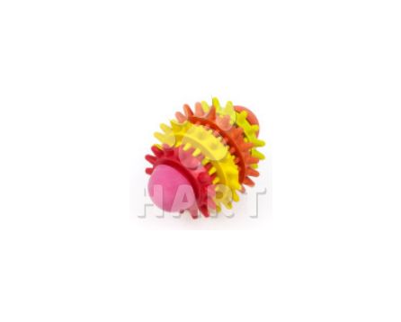 Ragby dentální míč z tvrdé gumy, hračka pro psy, 8 cm