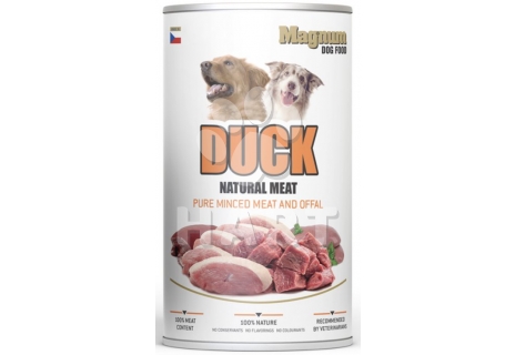 MAGNUM Natural DUCK Meat dog konzerva 1200g