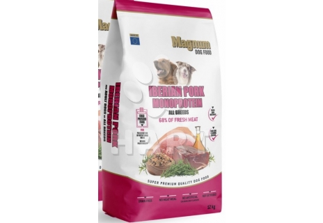 Magnum Iberian Pork & Monoprotein All Breed , měkké granule bez obilovin   12kg