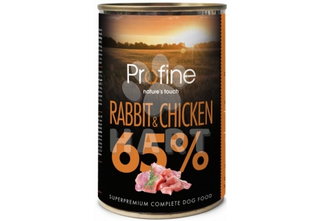 Profine konzerva s králíkem a kuřetem (králík 26% a kuře 39%)   400g