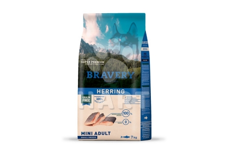 Bravery Dog   ADULT  MINI  HERRING  (sleď)  1kg