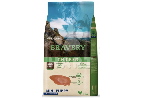 Bravery Dog  MINI PUPPY Chicken (kuře)   1kg