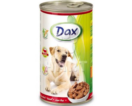 Dax Dog kousky hovězí, konzerva 1240 g